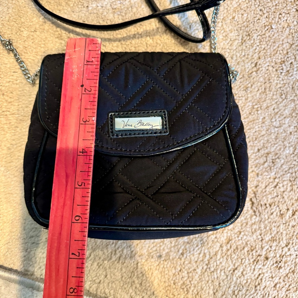 Vera Bradley Quilted Black Bag